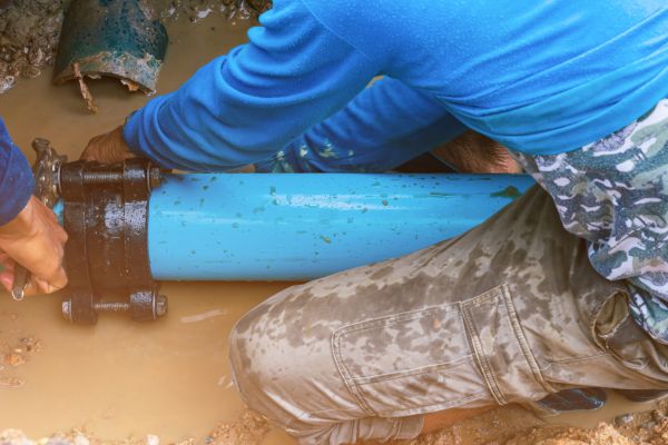 Underground Water Line Repair in Lincoln